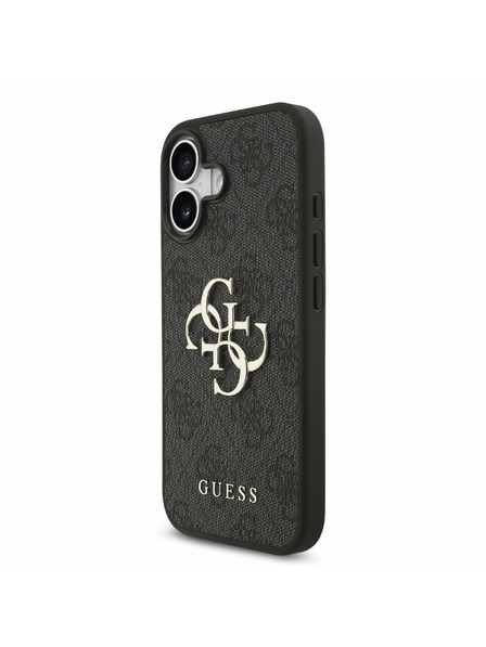 Guess Guess PU 4G Metal Logo Zadnji ovoj za iPhone 17 Grey