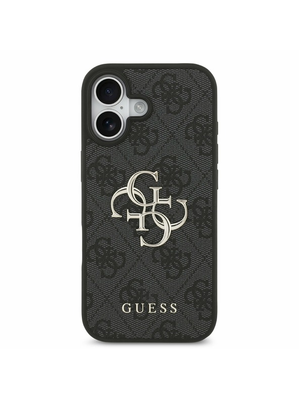 Guess Guess PU 4G Metal Logo Zadnji ovoj za iPhone 17 Grey