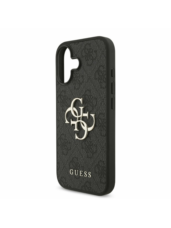 Guess Guess PU 4G Metal Logo Zadnji ovoj za iPhone 17 Grey