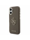 Guess Guess PU Resin Logo Zadnji ovoj za iPhone 17 Brown