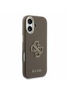 Guess Guess PU Resin Logo Zadnji ovoj za iPhone 17 Brown