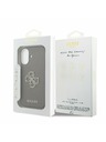 Guess Guess PU Resin Logo Zadnji ovoj za iPhone 17 Brown