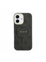 Guess Guess PU Leather 4G Gold Frame MagSafe Zadnji ovoj za iPhone 17 Black