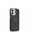 Guess Guess PU Leather 4G Gold Frame MagSafe Zadnji ovoj za iPhone 17 Black