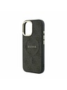 Guess Guess PU Leather 4G Gold Frame MagSafe Zadnji ovoj za iPhone 17 Black