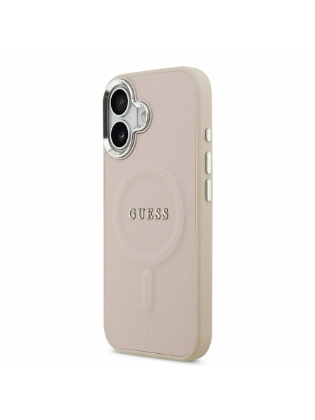 Guess Guess PU Saffiano MagSafe Zadnji ovoj za iPhone 17 Pink
