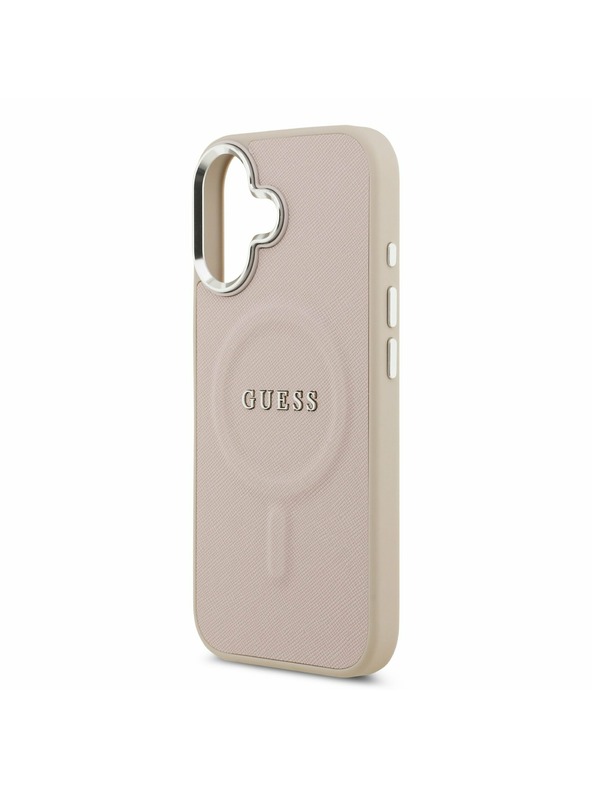 Guess Guess PU Saffiano MagSafe Zadnji ovoj za iPhone 17 Pink