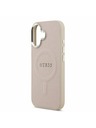 Guess Guess PU Saffiano MagSafe Zadnji ovoj za iPhone 17 Pink