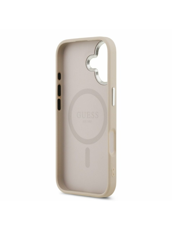 Guess Guess PU Saffiano MagSafe Zadnji ovoj za iPhone 17 Pink