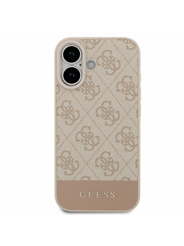 Guess Guess PU 4G Stripe Zadnji ovoj za iPhone 17 Pink