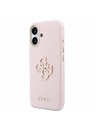 Guess Guess PU Resin Logo Zadnja Ovojnica za iPhone 17 Pink