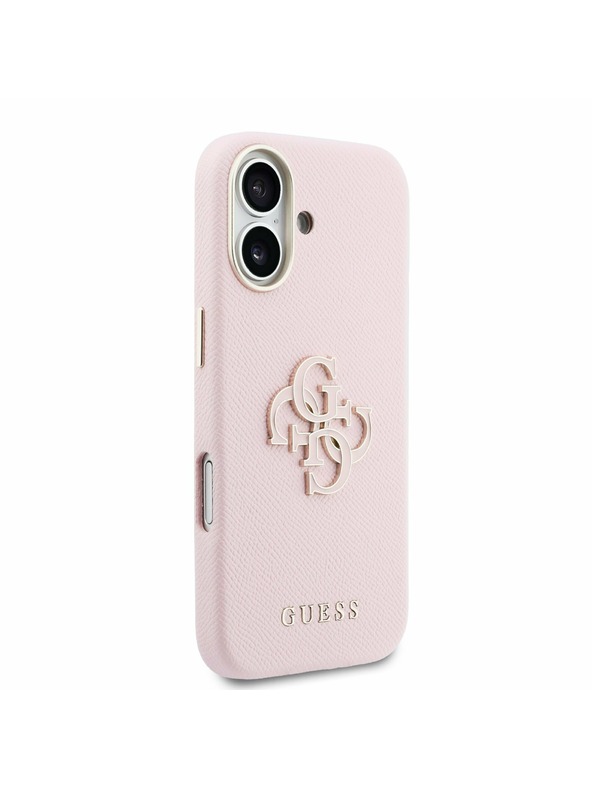 Guess Guess PU Resin Logo Zadnja Ovojnica za iPhone 17 Pink