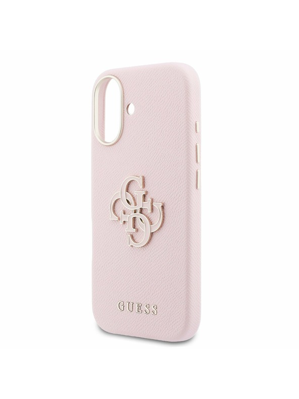 Guess Guess PU Resin Logo Zadnja Ovojnica za iPhone 17 Pink