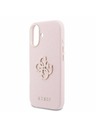 Guess Guess PU Resin Logo Zadnja Ovojnica za iPhone 17 Pink