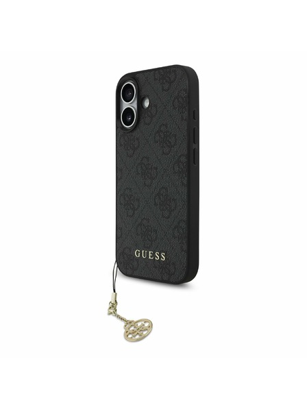 Guess Guess 4G Charm MagSafe Zadnja Ovojnica za iPhone 17 Tone on Tone Grey