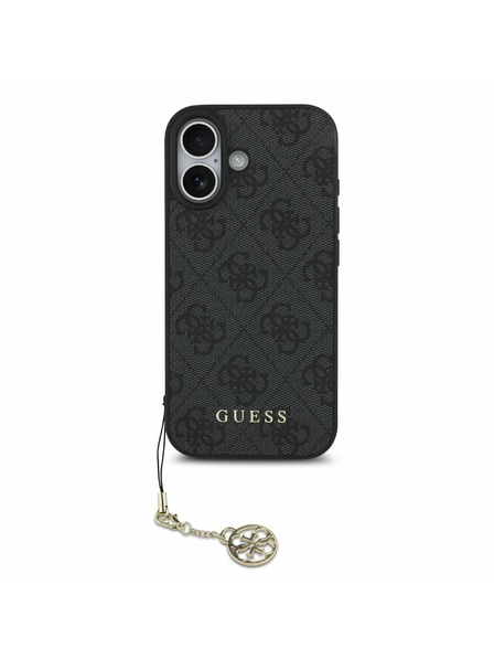 Guess Guess 4G Charm MagSafe Zadnja Ovojnica za iPhone 17 Tone on Tone Grey