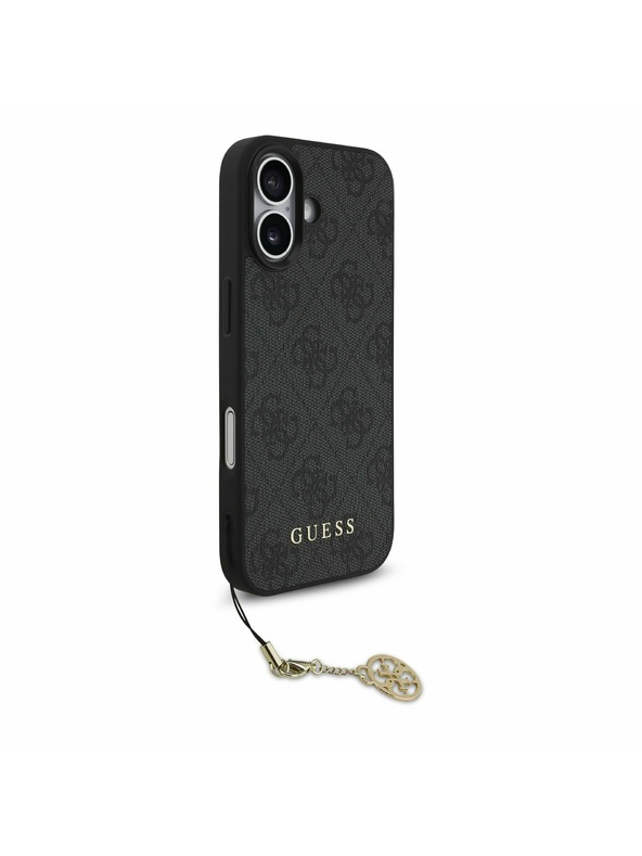 Guess Guess 4G Charm MagSafe Zadnja Ovojnica za iPhone 17 Tone on Tone Grey