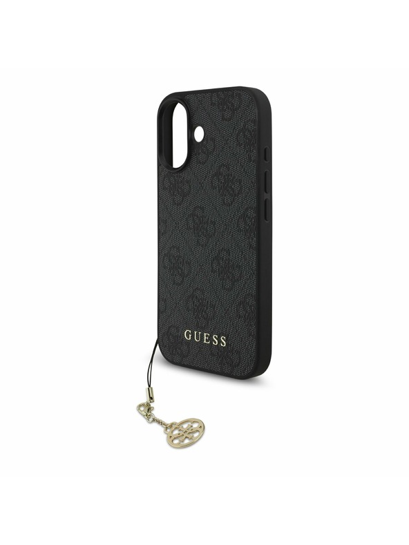 Guess Guess 4G Charm MagSafe Zadnja Ovojnica za iPhone 17 Tone on Tone Grey