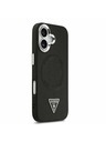 Guess Guess PU Leather Triangle Logo MagSafe Zadnja Ovojnica za iPhone 17 Black