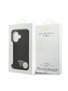 Guess Guess PU Leather Triangle Logo MagSafe Zadnja Ovojnica za iPhone 17 Black