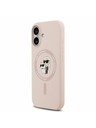 Karl Lagerfeld Karl Lagerfeld Liquid Silicone Karl and Choupette MagSafe Zadnja Ovojnica za iPhone 17 Pink