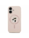 Karl Lagerfeld Karl Lagerfeld Liquid Silicone Karl and Choupette MagSafe Zadnja Ovojnica za iPhone 17 Pink