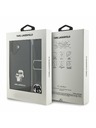 Karl Lagerfeld Karl Lagerfeld Saffiano Crossbody Naramnica Metal Karl and Choupette Zadnja Ovojnica za iPhone 17 Black