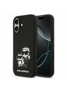 Karl Lagerfeld Karl Lagerfeld Liquid Silicone K&CH Sketch MagSafe Zadnja Ovojnica za iPhone 17 Black