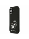 Karl Lagerfeld Karl Lagerfeld Liquid Silicone K&CH Sketch MagSafe Zadnja Ovojnica za iPhone 17 Black