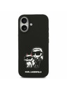 Karl Lagerfeld Karl Lagerfeld Liquid Silicone K&CH Sketch MagSafe Zadnja Ovojnica za iPhone 17 Black