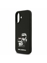 Karl Lagerfeld Karl Lagerfeld Liquid Silicone K&CH Sketch MagSafe Zadnja Ovojnica za iPhone 17 Black