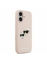 Karl Lagerfeld Karl Lagerfeld Liquid Silicone Double Heads MagSafe Zadnja Ovojnica za iPhone 17 Pink
