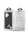 Karl Lagerfeld Karl Lagerfeld PU Karl and Choupette Heads Pins MagSafe Zadnja Ovojnica za iPhone 17 Black