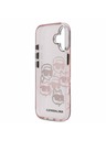 Karl Lagerfeld Karl Lagerfeld IML Multi K&CH Heads Zadnja Ovojnica za iPhone 17 Pink
