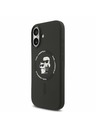 Karl Lagerfeld Karl Lagerfeld Liquid Silicone Karl and Choupette MagSafe Zadnja Ovojnica za iPhone 17 Black