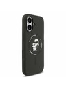 Karl Lagerfeld Karl Lagerfeld Liquid Silicone Karl and Choupette MagSafe Zadnja Ovojnica za iPhone 17 Black