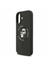 Karl Lagerfeld Karl Lagerfeld Liquid Silicone Karl and Choupette MagSafe Zadnja Ovojnica za iPhone 17 Black
