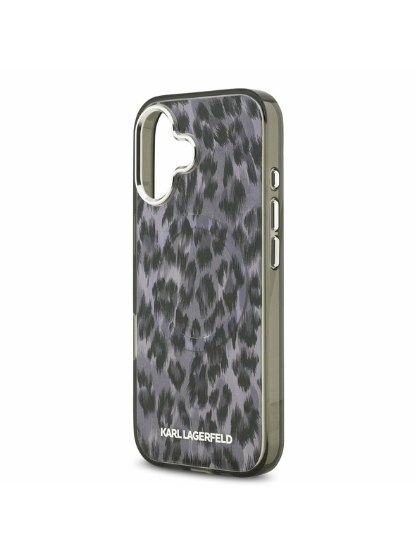 Karl Lagerfeld Karl Lagerfeld IML Leopard MagSafe Zadnja Ovojnica za iPhone 17 Grey