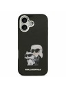 Karl Lagerfeld Karl Lagerfeld IML Aquarelle Karl and Choupette Zadnja Ovojnica za iPhone 17 Black