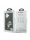 Karl Lagerfeld Karl Lagerfeld IML Aquarelle Karl and Choupette Zadnja Ovojnica za iPhone 17 Black