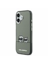 Karl Lagerfeld Karl Lagerfeld IML K&CH Heads Logo MagSafe Zadnja Ovojnica za iPhone 17 Black