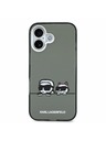 Karl Lagerfeld Karl Lagerfeld IML K&CH Heads Logo MagSafe Zadnja Ovojnica za iPhone 17 Black
