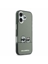 Karl Lagerfeld Karl Lagerfeld IML K&CH Heads Logo MagSafe Zadnja Ovojnica za iPhone 17 Black