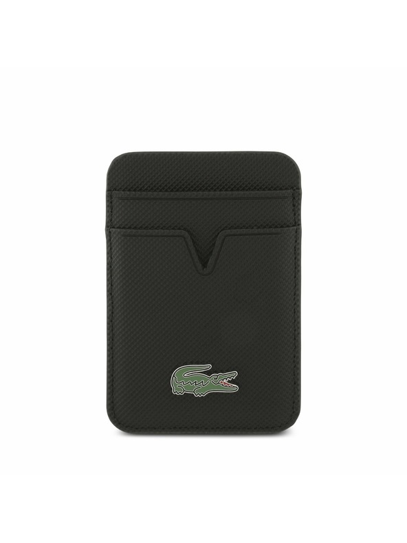 Lacoste Lacoste Iconic Petit Pique MagSafe Zadnja Ovojnica + Denarnica za iPhone 17 Black