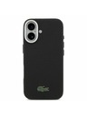 Lacoste Lacoste PVC Iconic Petit Pique Metal Logo MagSafe Zadnja Ovojnica za iPhone 17 Black