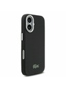 Lacoste Lacoste PVC Iconic Petit Pique Metal Logo MagSafe Zadnja Ovojnica za iPhone 17 Black