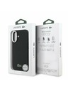 Lacoste Lacoste PVC Iconic Petit Pique Metal Logo MagSafe Zadnja Ovojnica za iPhone 17 Black