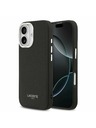 Lacoste Lacoste PU Leather Champs Elysees MagSafe Zadnja Ovojnica za iPhone 17 Black