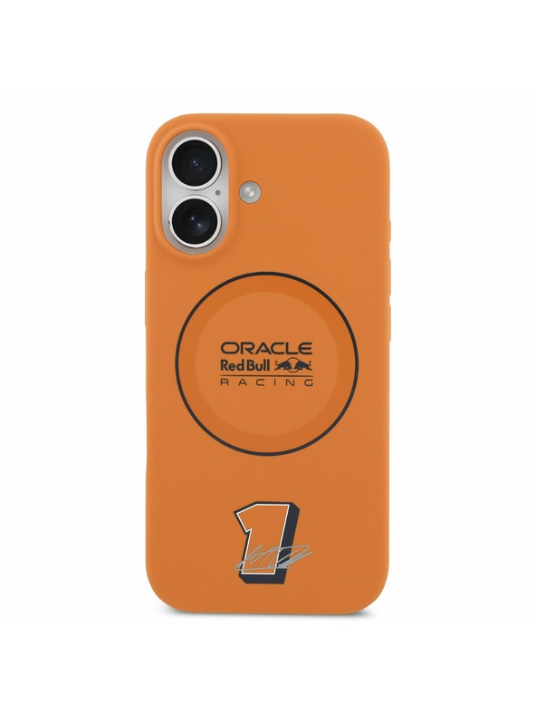 Red Bull Red Bull Silicone Blue Ring MagSafe Zadnji ovitek za iPhone 17 Orange
