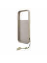 Guess Guess 4G Charm MagSafe Zadnji ovitek za iPhone 17 Pro Tone on Tone Pink
